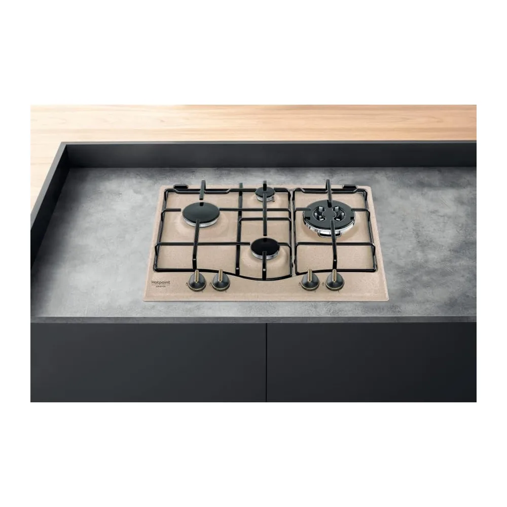 Hotpoint PC 640 T (AV) R/HA Incasso Piano cottura a gas Avena piano cottura — 2