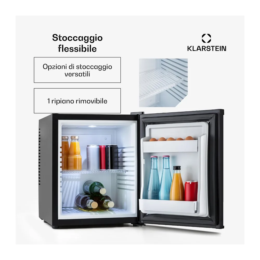 KLARSTEIN Mini Frigo da Camera, Frigo Portatile da Camera, Frigorifero Piccolo da Ufficio, Mini Frigo Bar da — 5