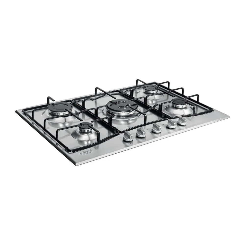 HOTPOINT ARISTON PCN 752 T/IX/HAR - Piano Cottura 5 Fuochi Gas da Incasso, Griglie Intercambiabili Smaltate, — 3