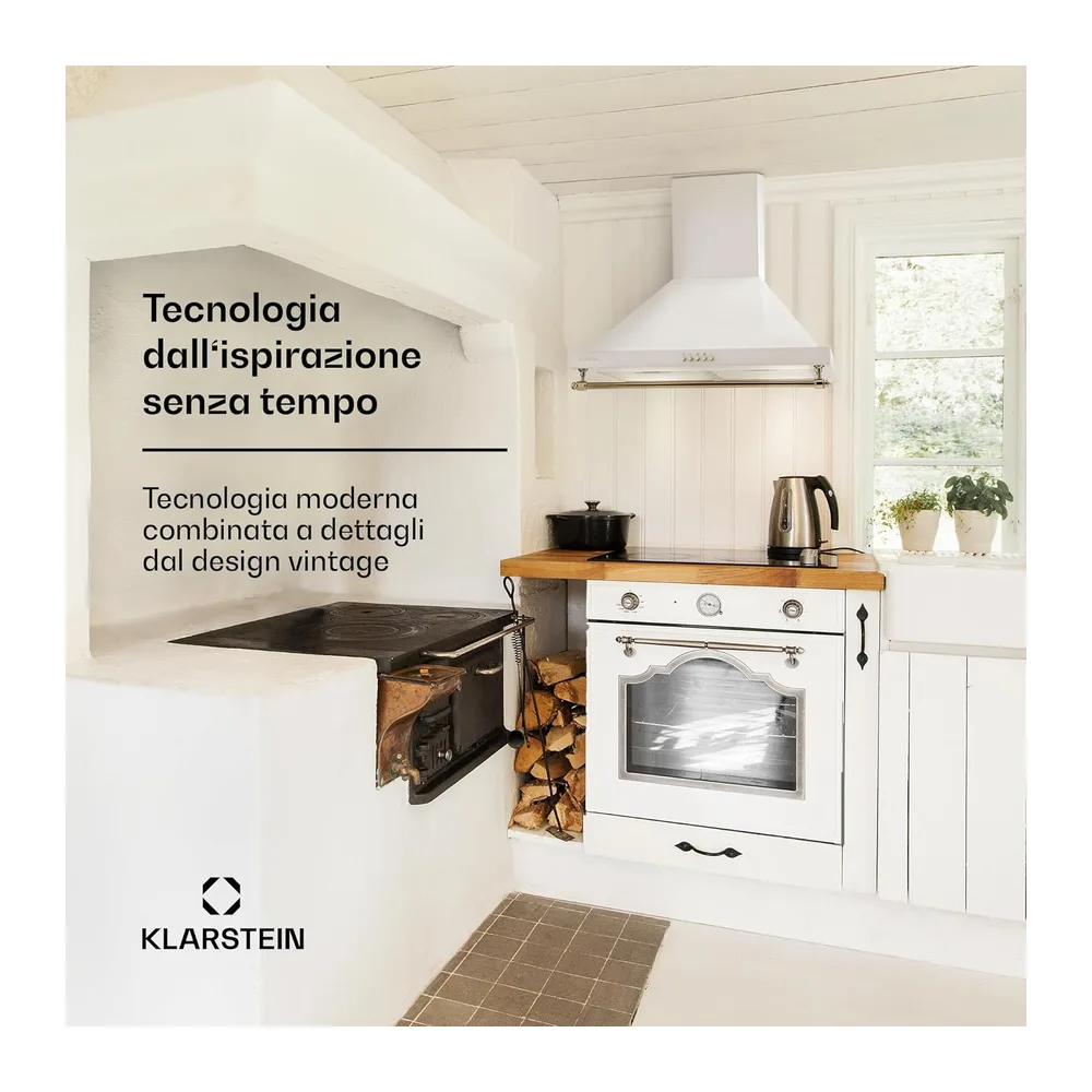 Klarstein Mb - Cappa Aspirante, Cappa Cucina a Parete, Aspirazione e Circolazione d'aria, Cappa con 3 — 2