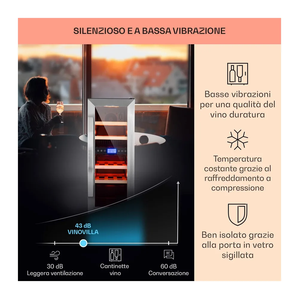 KLARSTEIN Cantinetta Vino Design da Incasso — 3