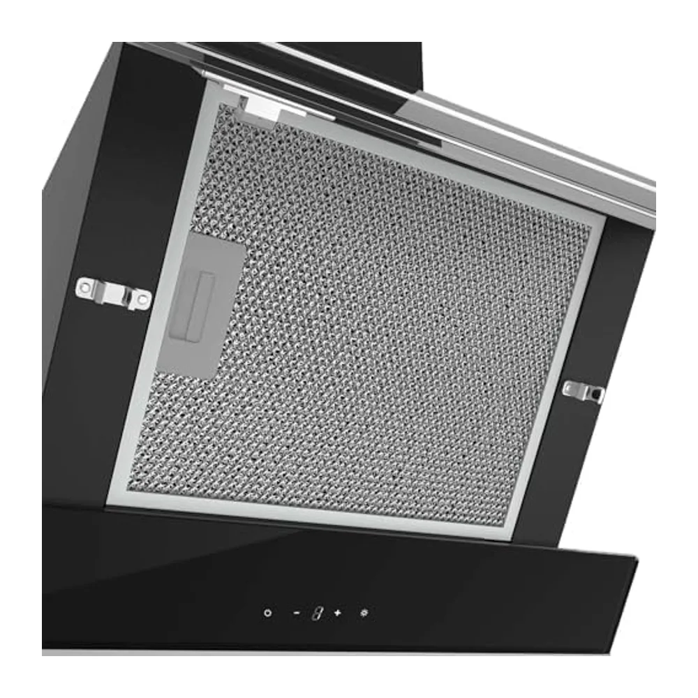 CIARRA Cappa Aspirante Inclinata 60 cm,650 m³/h,CBCB6736N,Controllo touch [Classe di efficienza energetica — 6