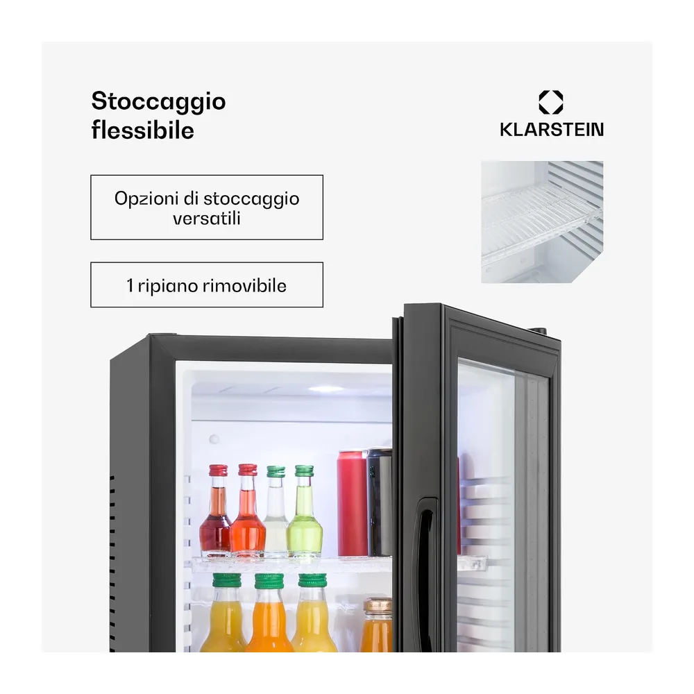 KLARSTEIN Brooklyn Mini Frigo da Camera, Frigo Portatile da Camera, Frigorifero Piccolo da Ufficio, Mini Bar — 5