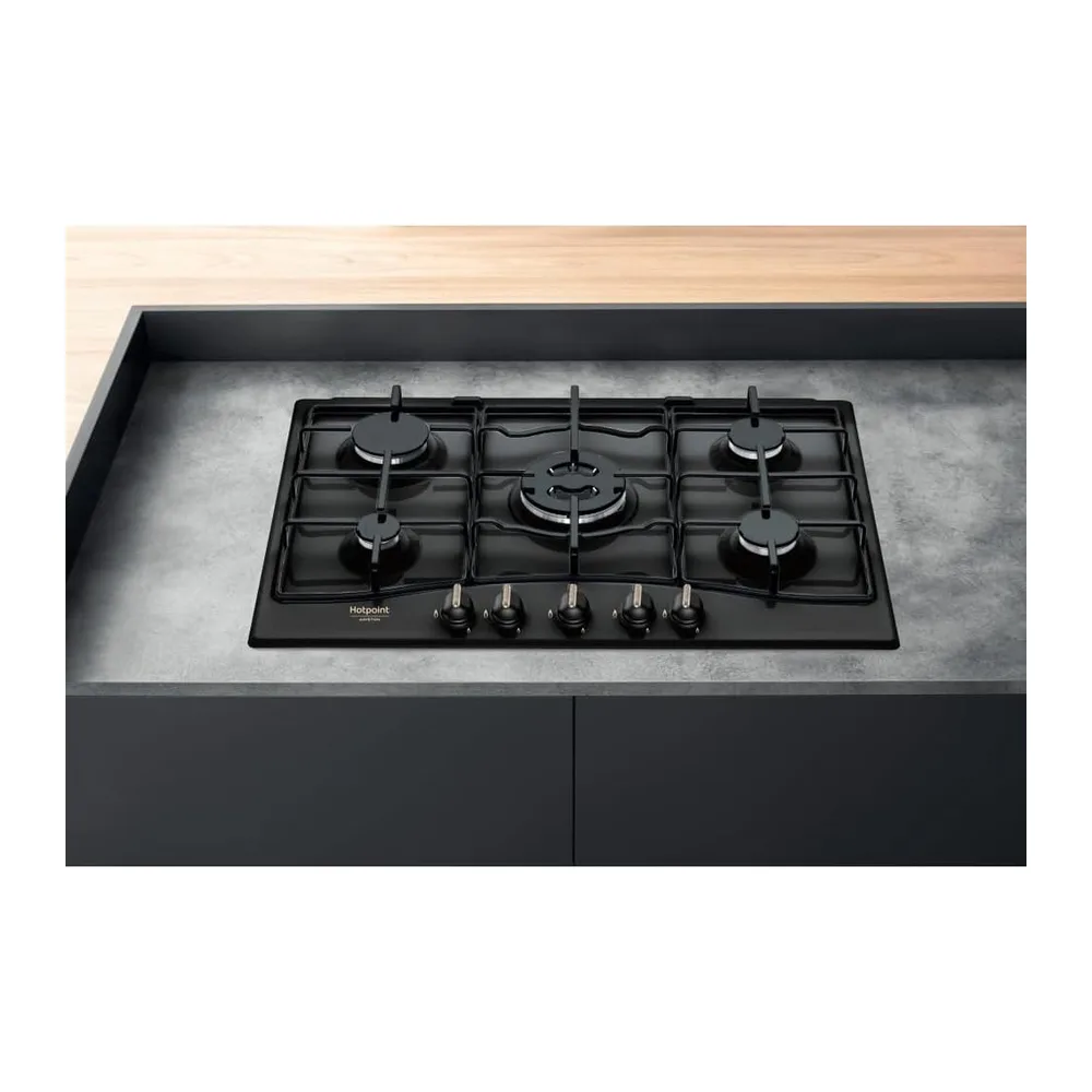 Hotpoint PCN 750 T (AN) R/HA Incasso Gas Antracite piano cottura [Classe di efficienza energetica F] — 2