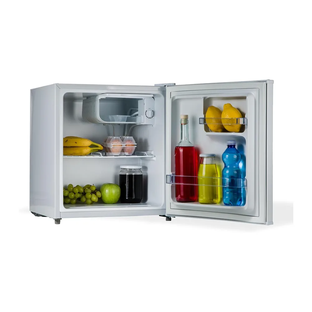 PremierTech Mini Frigo Bar 45 Litri Frigorifero Hotel Ufficio Bianco PT-F47 [Classe di efficienza energetica — 2