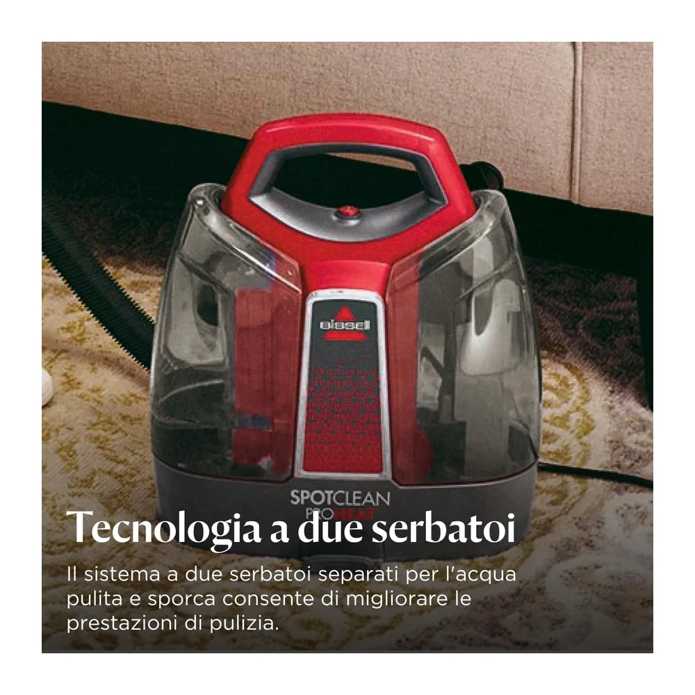 BISSELL SpotClean ProHeat Lavatappeti 330W 36988 — 3