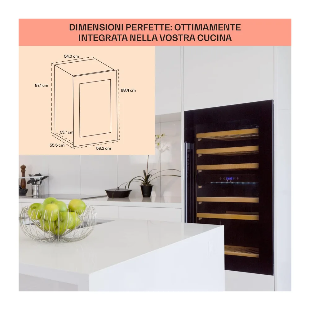 Klarstein Cantinetta Vino Design da Incasso — 6