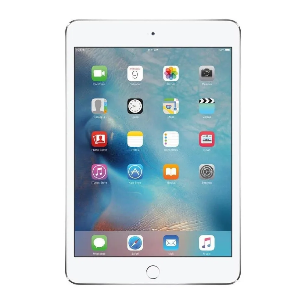 Apple iPad Mini 4 32GB Wi-Fi + Cellular - Argento - Sbloccato (Ricondizionato)