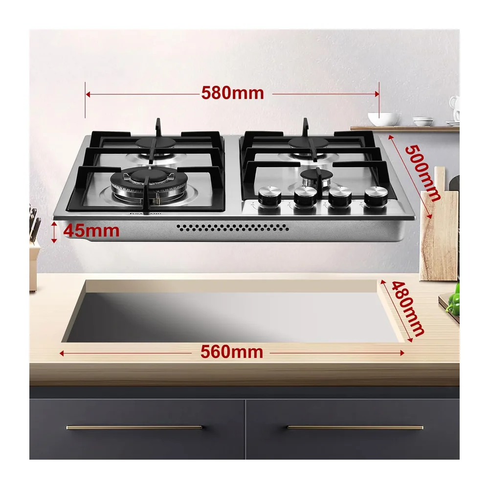 GASLAND GH60SF Piano cottura a gas da incasso — 6