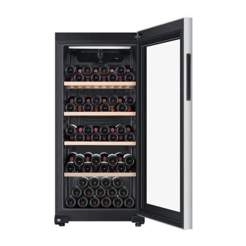 HAIER HWS116GAE - Cave a vin de vieillissement - Pose libre - 116 bouteilles H126.5 x L59,5 cm - Noir [Classe — 3