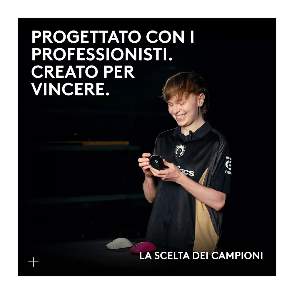 Logitech G PRO X SUPERLIGHT 2 - mouse gaming wireless, mouse Pro-Grade da 60 g con 5 pulsanti programmabili, — 3