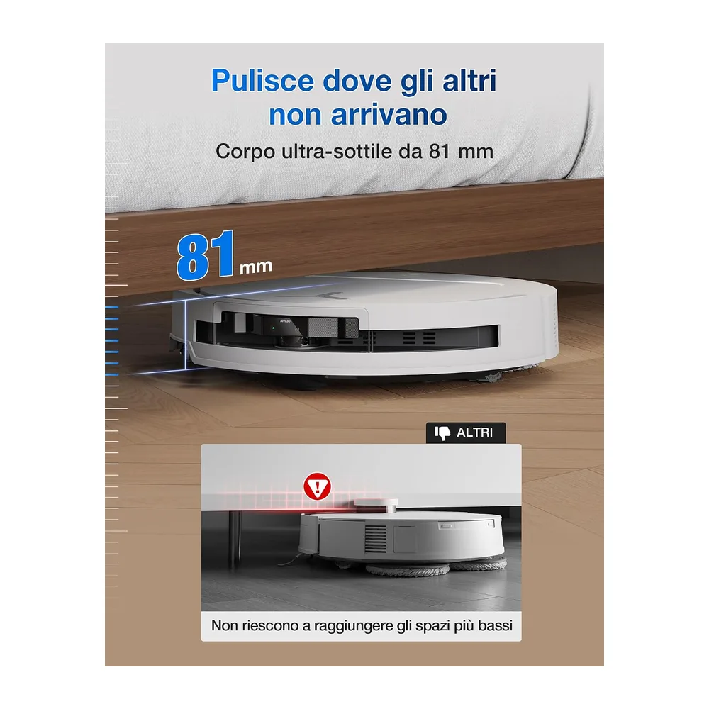 ECOVACS T50 OMNI Gen2 Robot Aspirapolvere Lavapavimenti 21000 Pa — 2