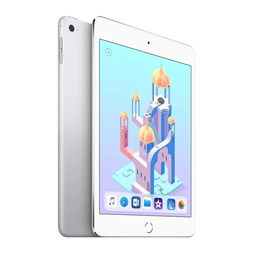 Fine-2015 Apple iPad Mini (7.9-pollice, Wi-Fi + Cellulare, 128GB) - Argento (Ricondizionato) — 2