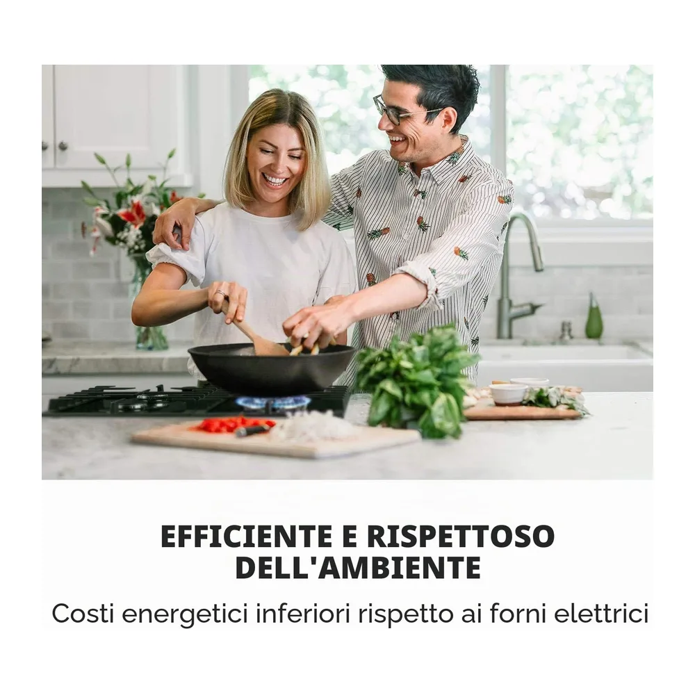 KLARSTEIN Ignito - Piano Cottura a Gas, Piastra da Incasso, Bruciatore Sabaf, Gas Naturale/Gas Propano, — 2