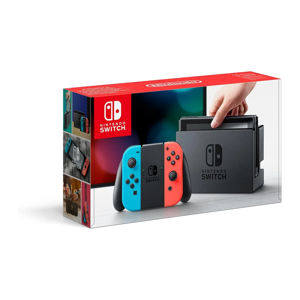 Nintendo Switch 2019 con Joy-Con - Blu e Rosso (Ricondizionato)