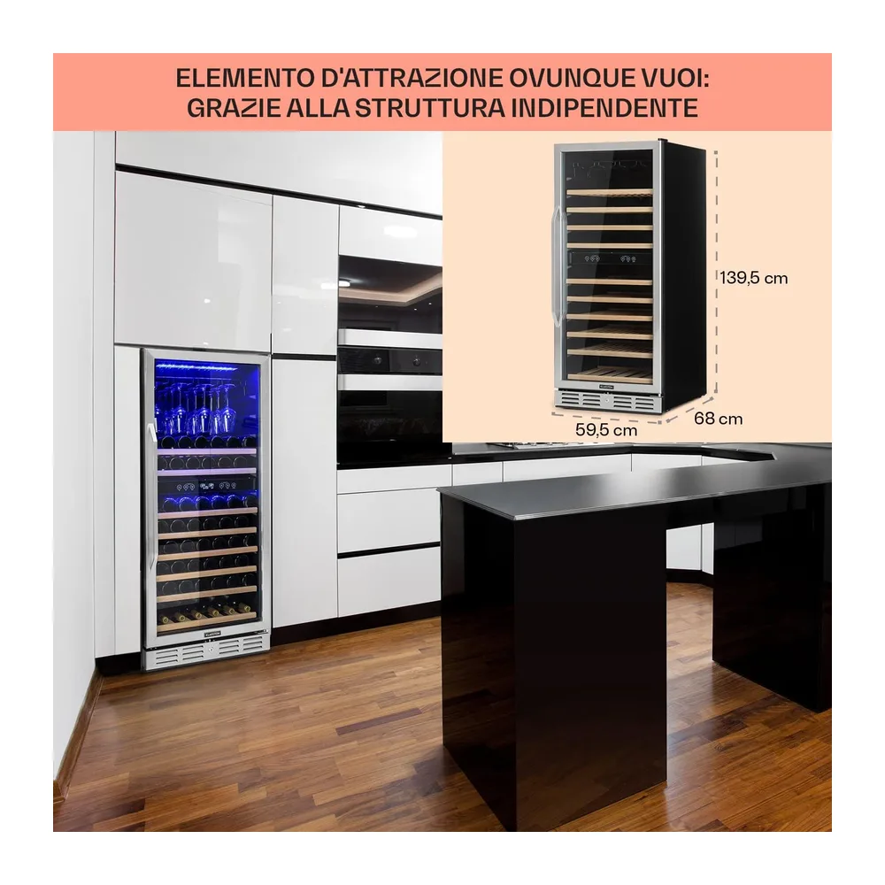 KLARSTEIN Cantinetta Vino Design da Incasso — 6