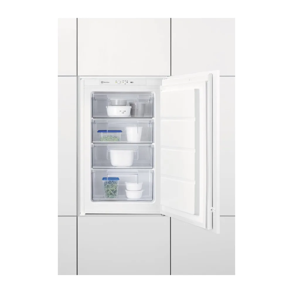 Electrolux LUB3AE88S, Congelatore Verticale da Incasso, Serie 600 LowFrost, Altezza 87,3 cm, Capacità Totale — 2