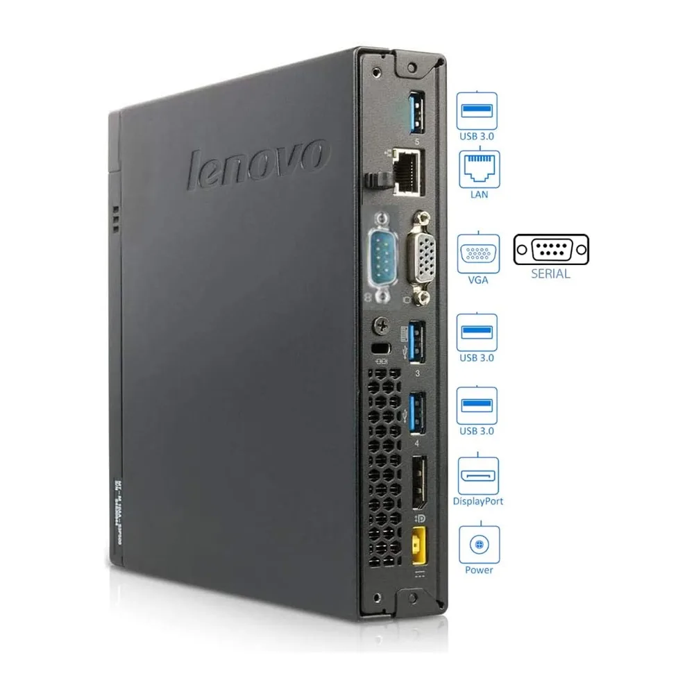Lenovo, Mini Pc fisso i5, Ram 8 Gb, SSD 256 Gb, Wi Fi, Pc desktop i5, Computer pronto all'uso, Wi Fi, Libre — 2