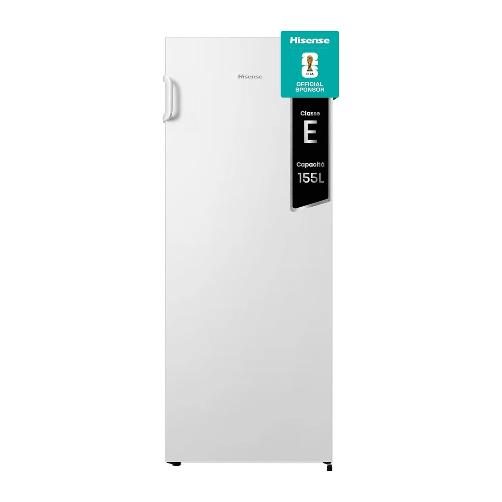Congelatore Verticale Hisense FV191N4AW2 Capacità 155 Litri Classe Energetica E [Classe di efficienza