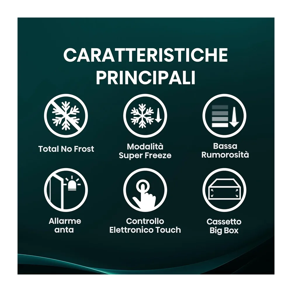 Hisense FV245N4AW2 Freezer Verticale, Total No Frost, 194 L, Bianco, Porte reversibili [Classe di efficienza — 3
