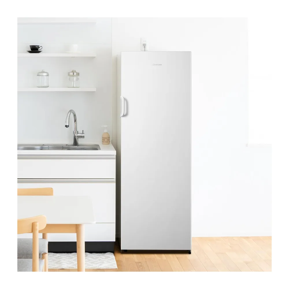 Hisense FV245N4AW2 Freezer Verticale, Total No Frost, 194 L, Bianco, Porte reversibili [Classe di efficienza — 4