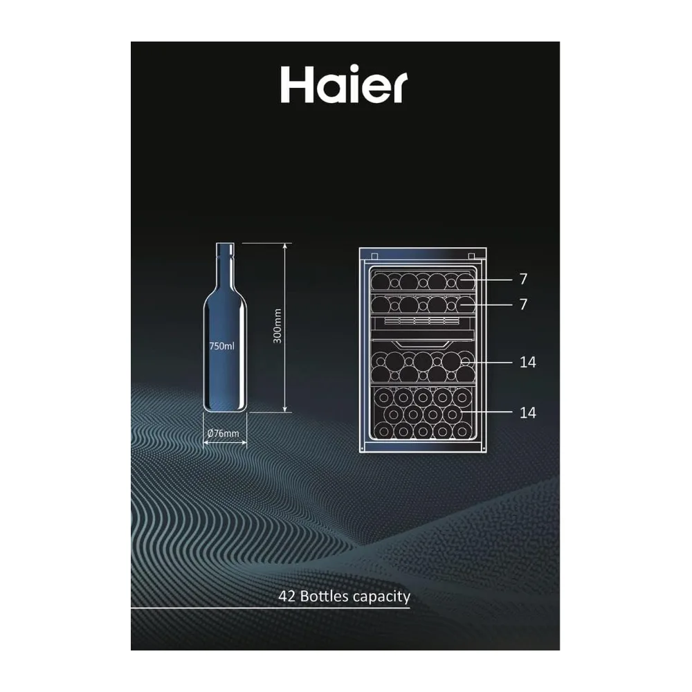 Haier Wine Bank 50 Serie 7 Cantinetta Vino 42 Bottiglie — 3