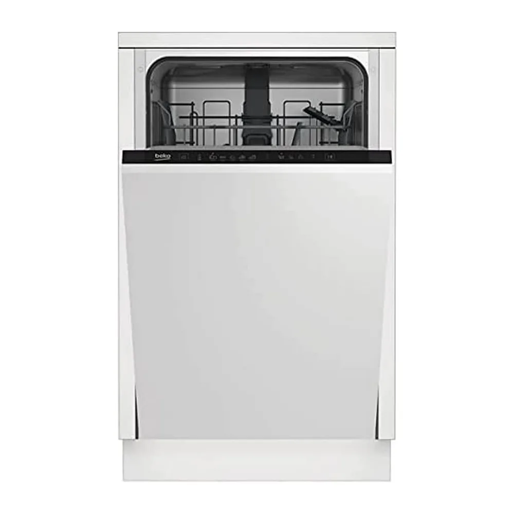Beko - DIS28023, Lavastoviglie da incasso, 10 coperti, A++, compatta (45 cm), LCD, freddo, caldo, aria calda,