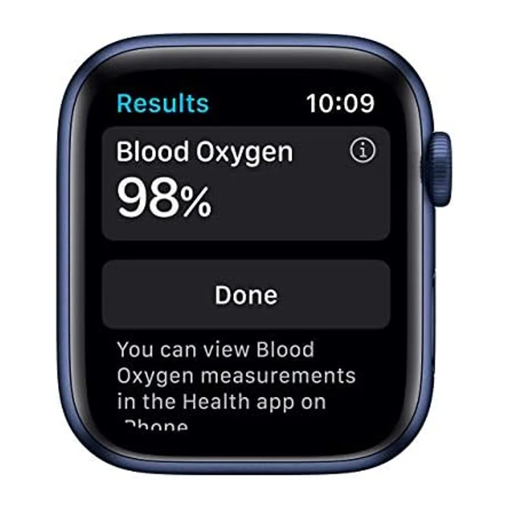 Apple Watch Series 6 (GPS + Cellulare, 44MM) Cassa in Alluminio Blu con Cinturino Sport Blu Scuro — 5