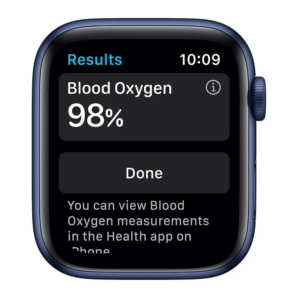 Apple Watch Series 6 (GPS + Cellulare, 44MM) Cassa in Alluminio Blu con Cinturino Sport Blu Scuro — 2