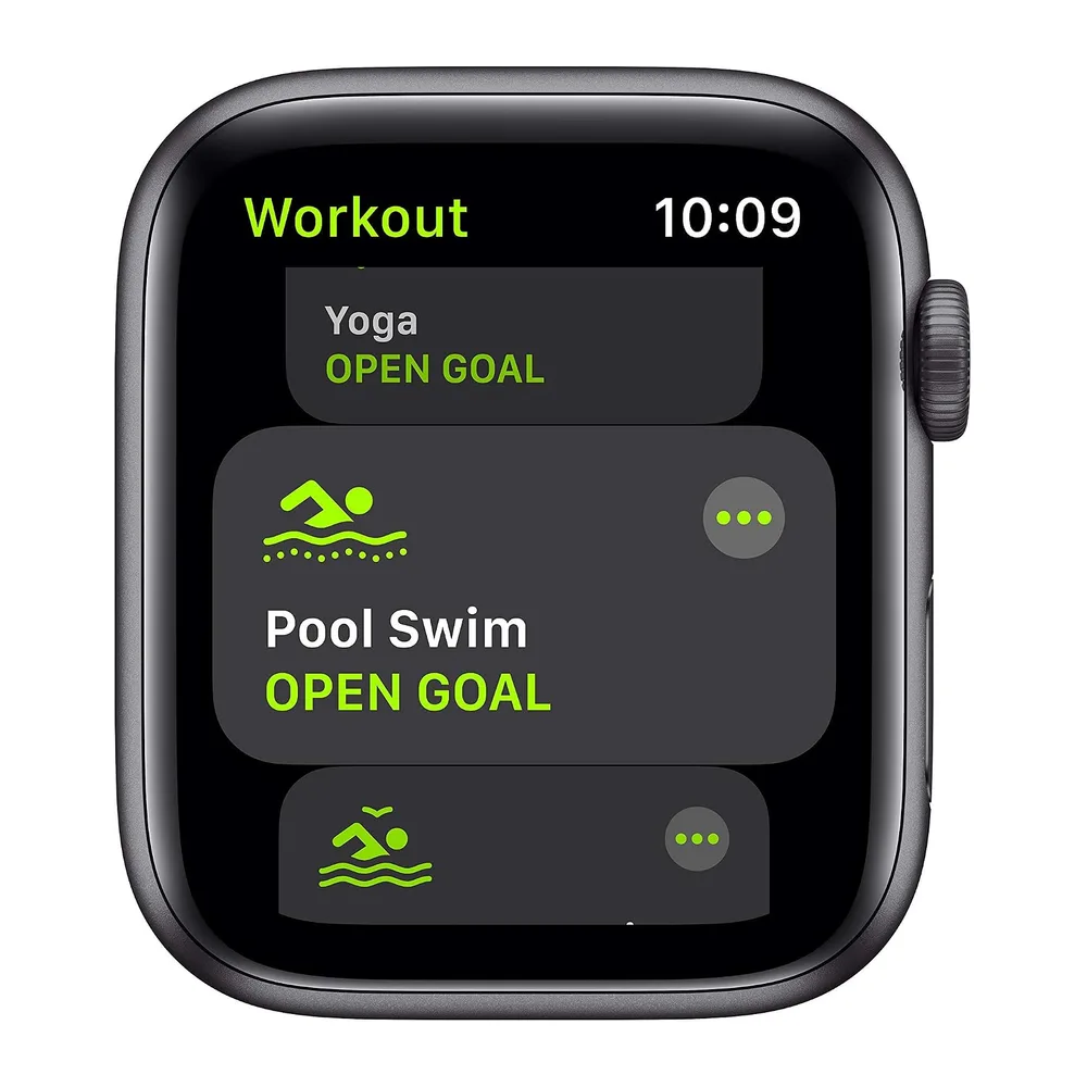Apple Watch SE (GPS, 44MM) - Case Grigio Siderale in Alluminio con Cinturino Sport Nero (Ricondizionato) — 2