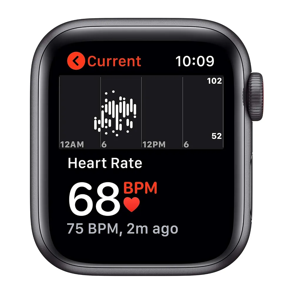 Apple Watch SE 2020 (GPS + Cellulare, 40MM) Cassa in Alluminio Grigio Siderale con Cinturino Sport Nero — 3
