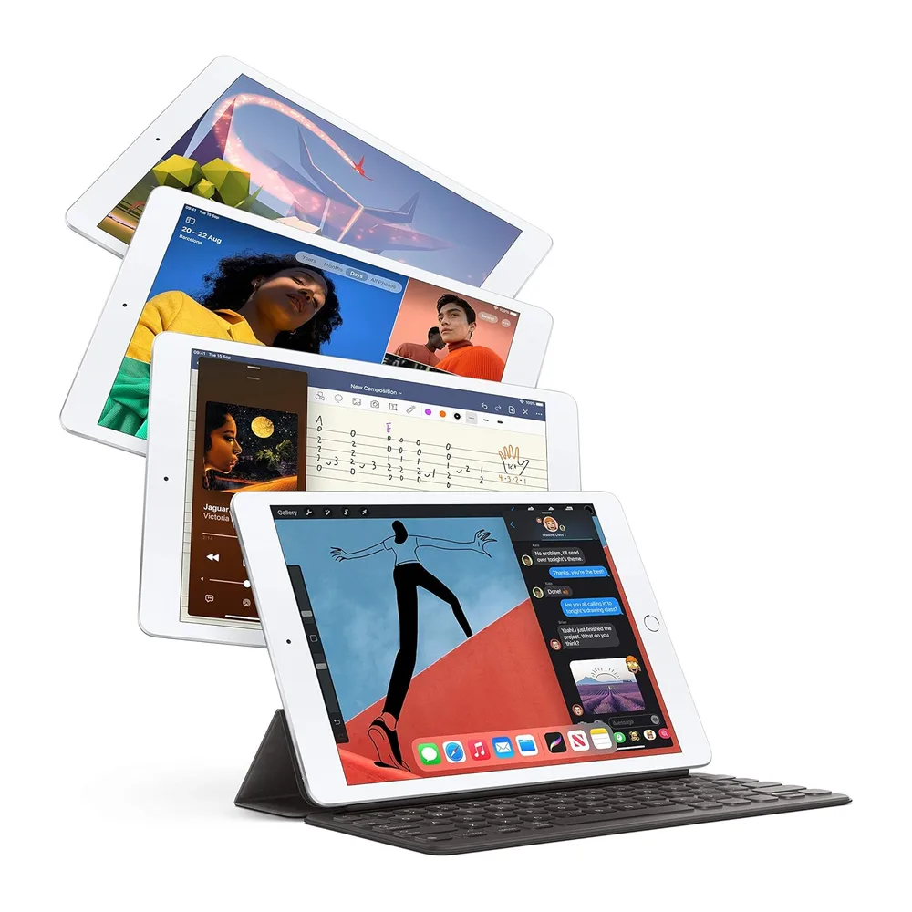 2020 Apple iPad (10,2-pollici, Wi-Fi, 32GB) Argento (Ricondizionato) — 4