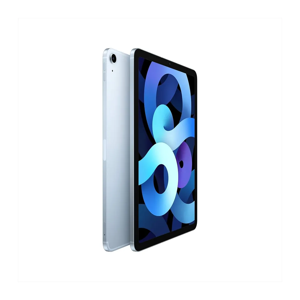 Apple iPad Air (4ª Generazione, 10.9-pollici, 2020), 256GB, Wi-Fi + Cellular, Blu Cielo (Ricondizionato) — 2