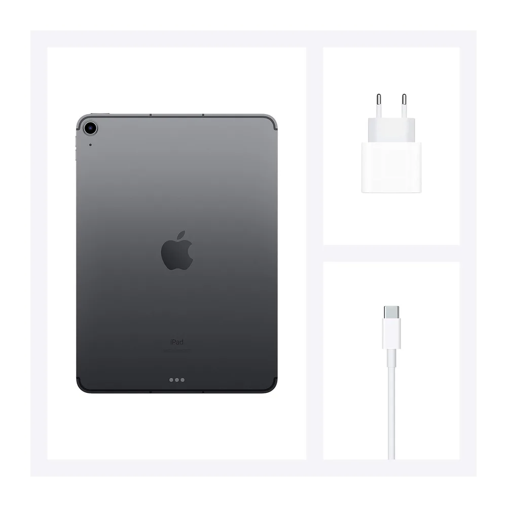 Apple 2020 iPad Air (10.9-pollici, Wi-Fi+ Cellulare, 64GB) - Grigio Siderale (Ricondizionato) — 6