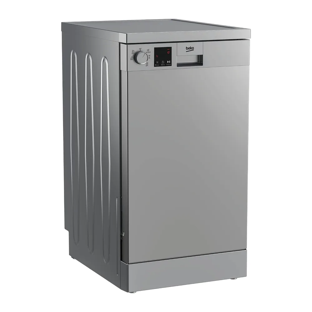 Beko DVS05024S, Lavastoviglie Slim, Argento, 44.8 x 60 x 85 cm [Classe di efficienza energetica E] — 3