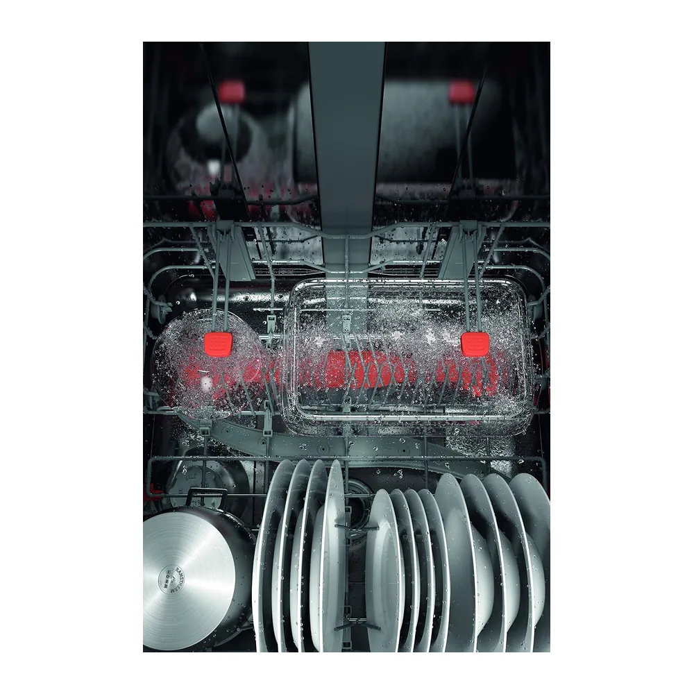 Hotpoint Ariston HFC 3C26 CW X, lavastoviglie verticale, 14 posti, terzo cestello, inox [Classe di efficienza — 6