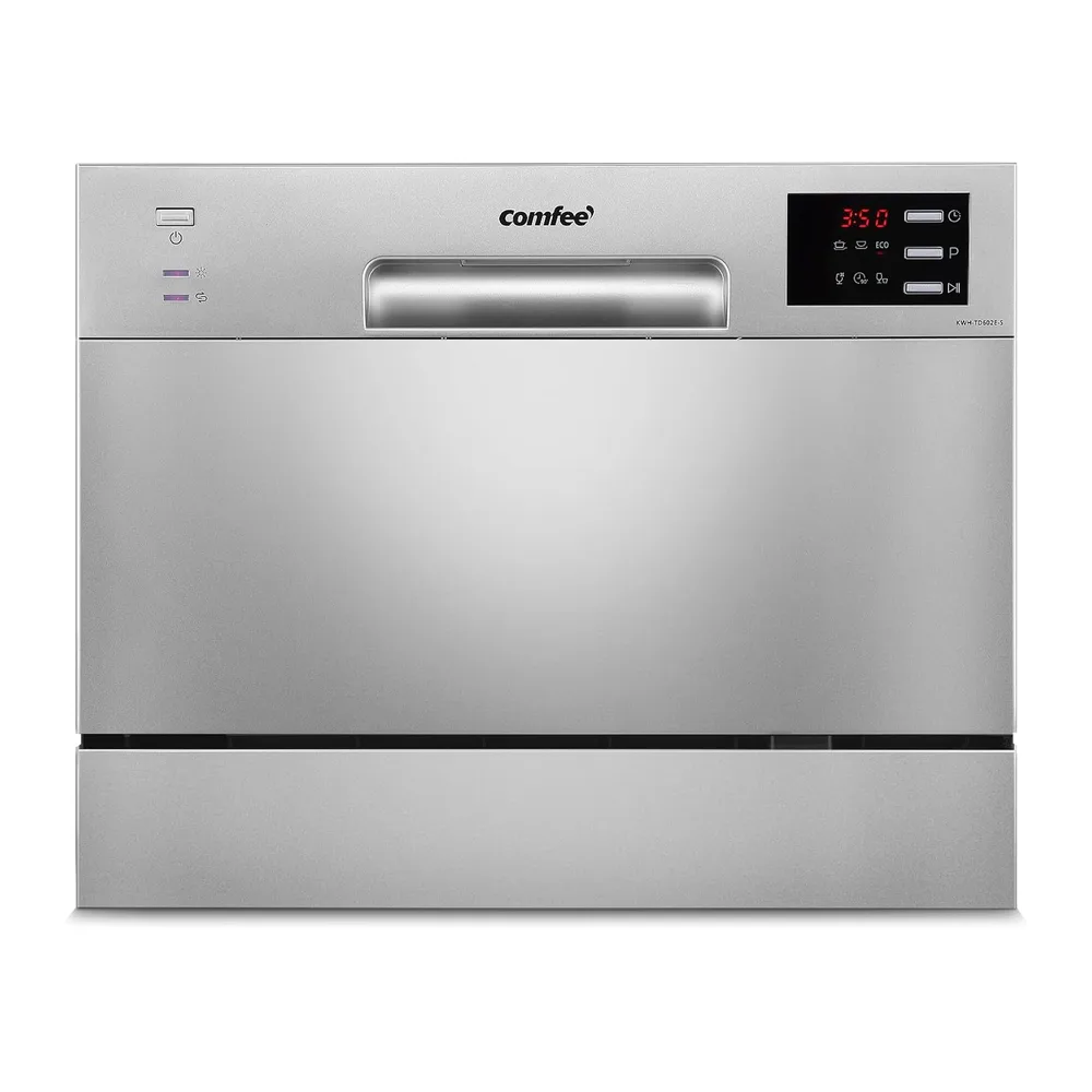 COMFEE' Lavastoviglie compatta da tavolo TD602E-S Mini lavastoviglie con 6 coperti