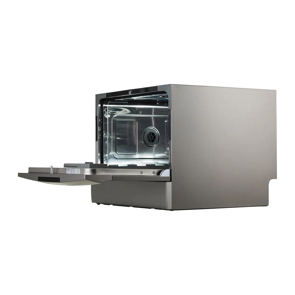 PremierTech Mini Lavastoviglie Compatta 6 Coperti da Tavolo Silver PTLS6S [Classe di efficienza energetica F] — 4