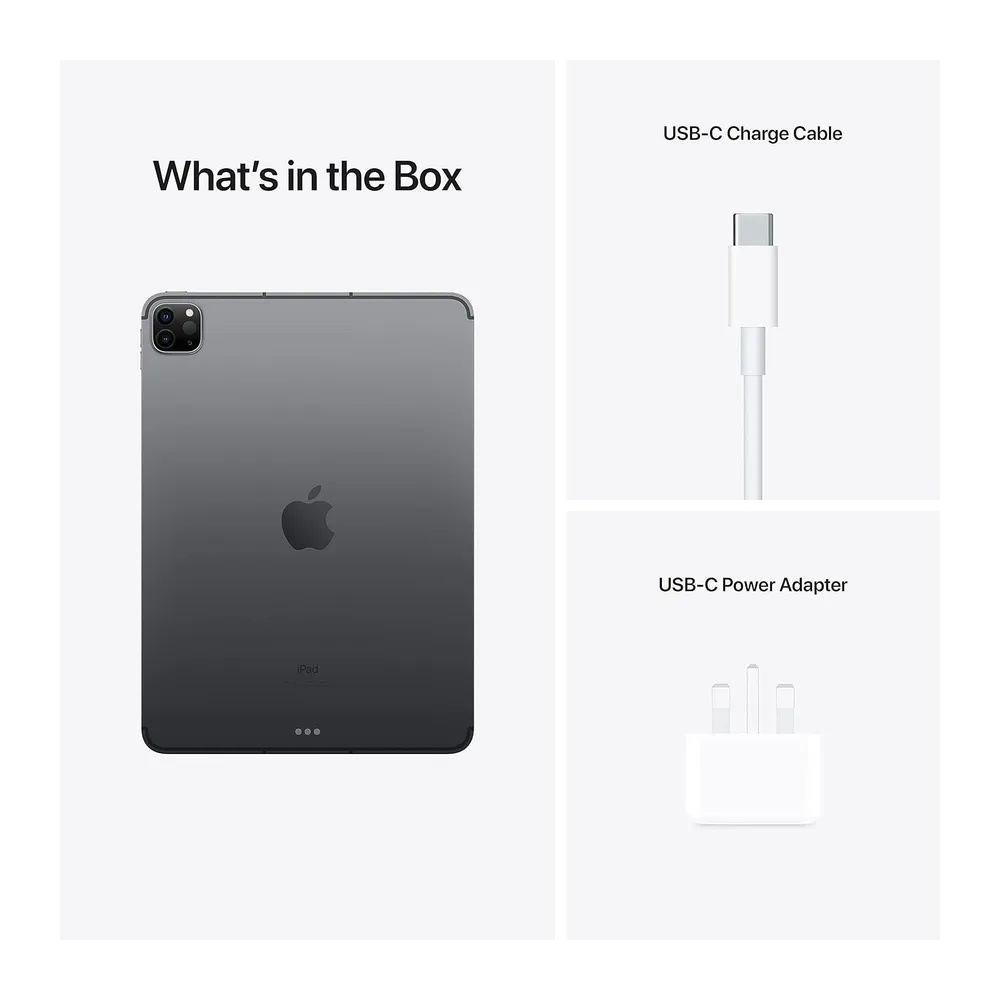 Apple iPad Pro (3ª Generazione, 11-pollici, 2021), 256GB, Wi-Fi + Cellular, Grigio Siderale (Ricondizionato) — 6