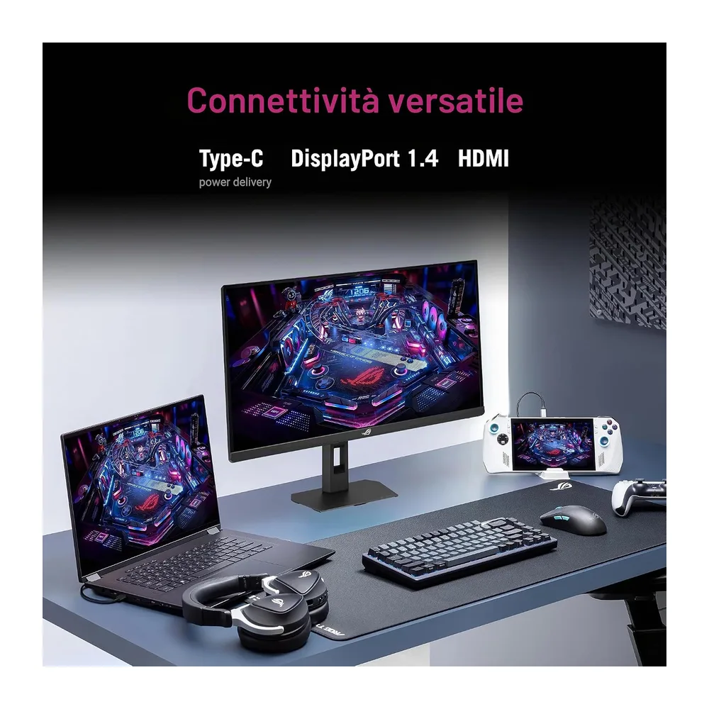 ASUS ROG STRIX XG27ACSR, Monitor Gaming da 27" HDR Fast IPS, Nero [Classe di efficienza energetica F] — 4