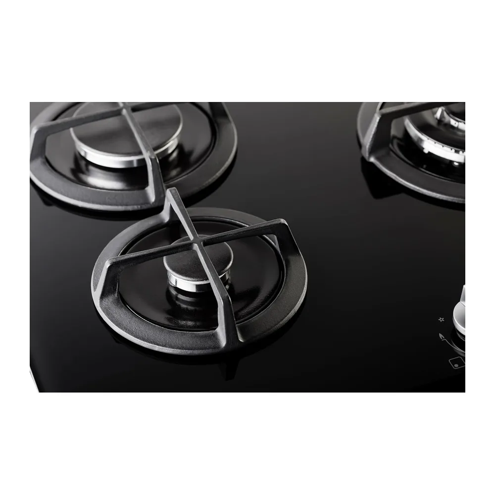 PremierTech Piano Cottura Gas 5 Fuochi 90cm Vetro Nero da Incasso PC5G90V — 6