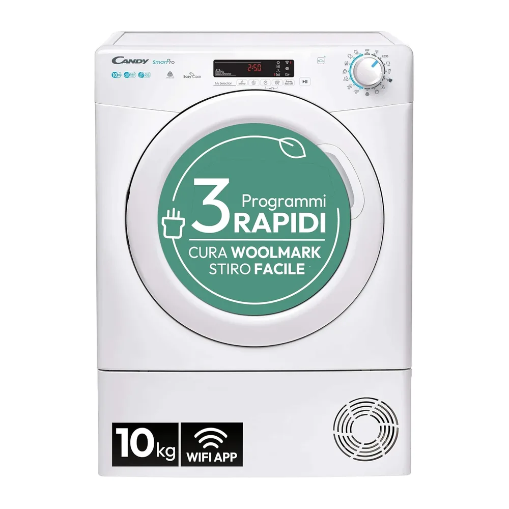 Candy Smart Pro Asciugatrice 10 Kg a Pompa di Calore