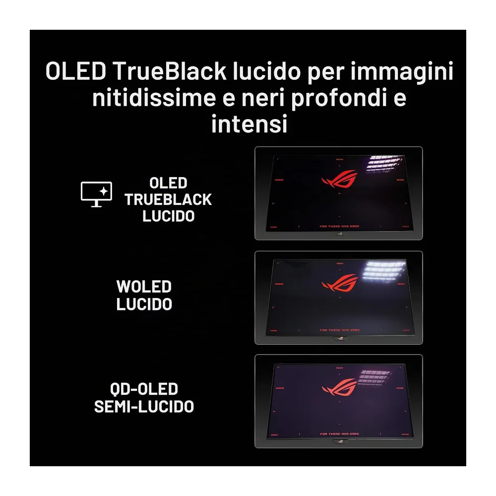 ASUS ROG SWIFT OLED PG32UCWM, Monitor Gaming da 31,5" WOLED, Nero [Classe di efficienza energetica F] — 3