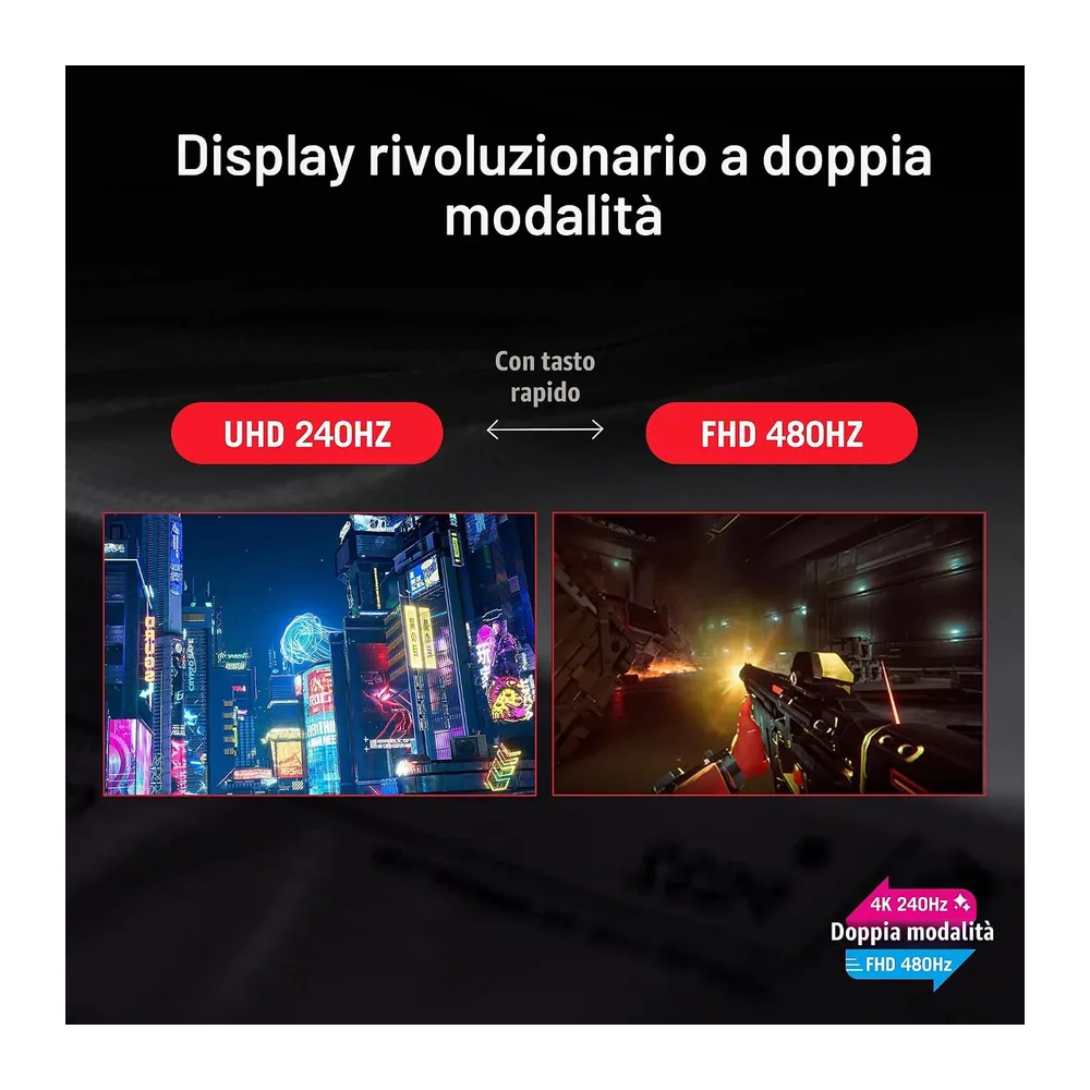 ASUS ROG STRIX OLED XG32UQWMS, Monitor Gaming da 31,5" WOLED, Nero [Classe di efficienza energetica G] — 5