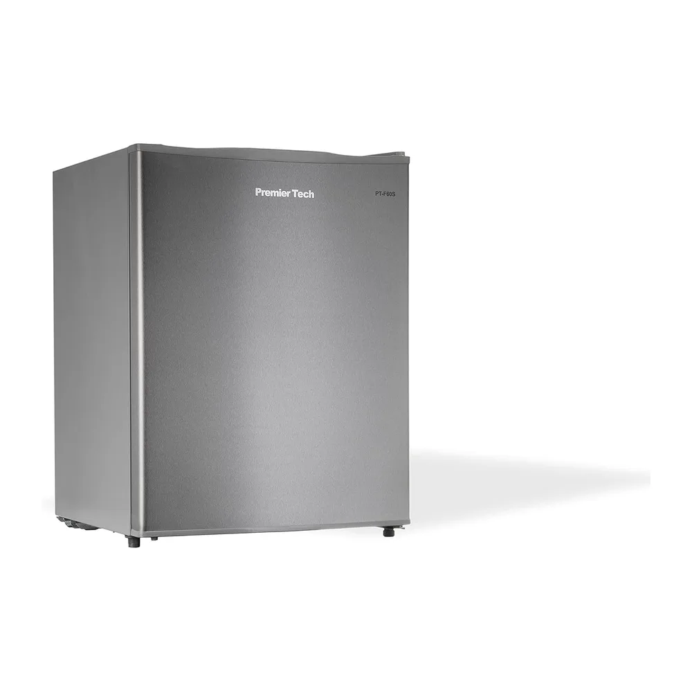 PremierTech Mini Frigo 58 Litri Frigorifero da Hotel Ufficio Silver PT-F60S [Classe di efficienza energetica