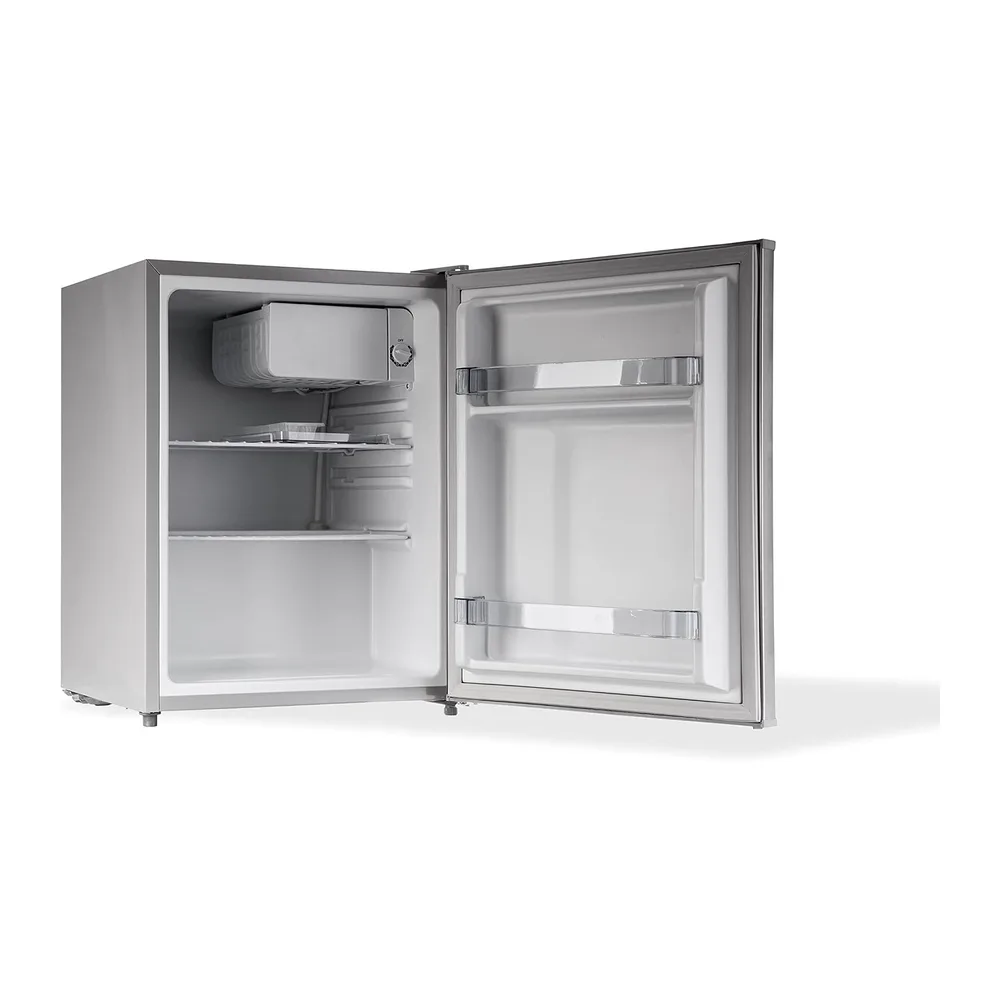 PremierTech Mini Frigo 58 Litri Frigorifero da Hotel Ufficio Silver PT-F60S [Classe di efficienza energetica — 4