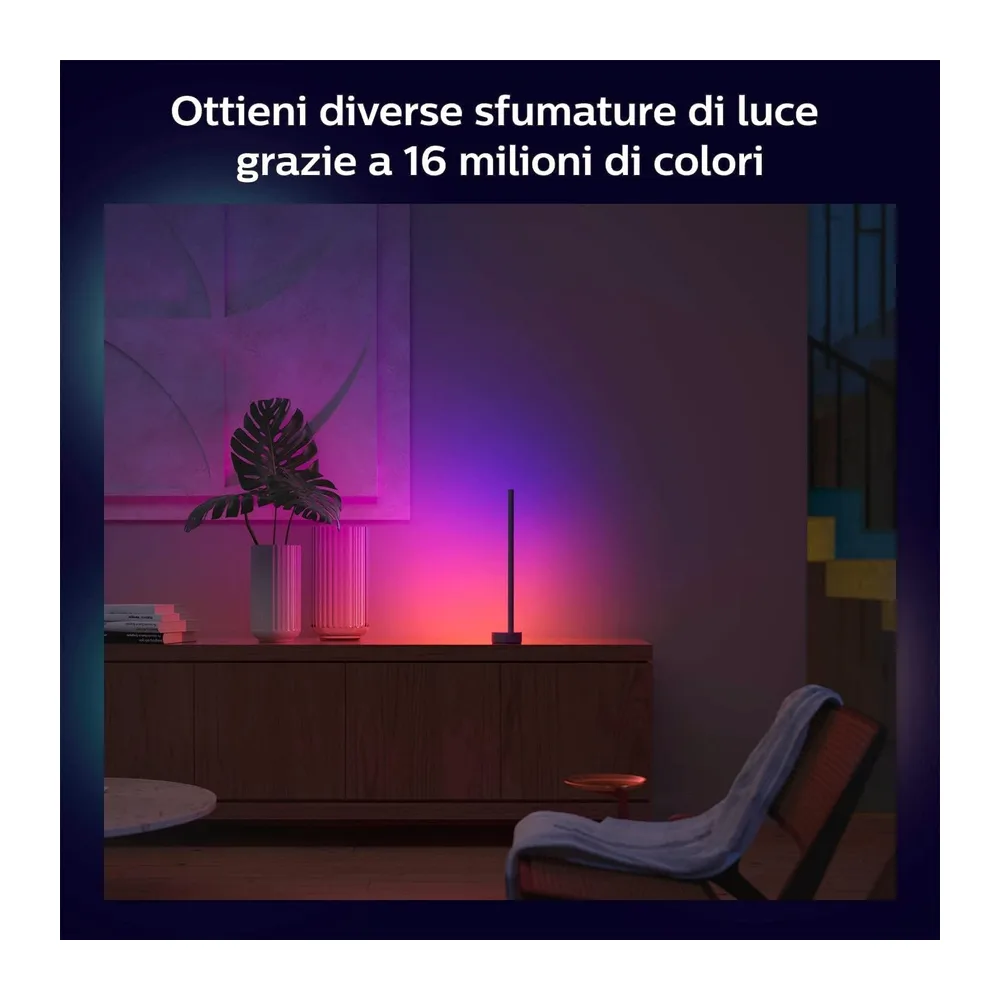Philips Hue Signe, Lampada da terra LED, Bianco [Classe di efficienza energetica G] — 2
