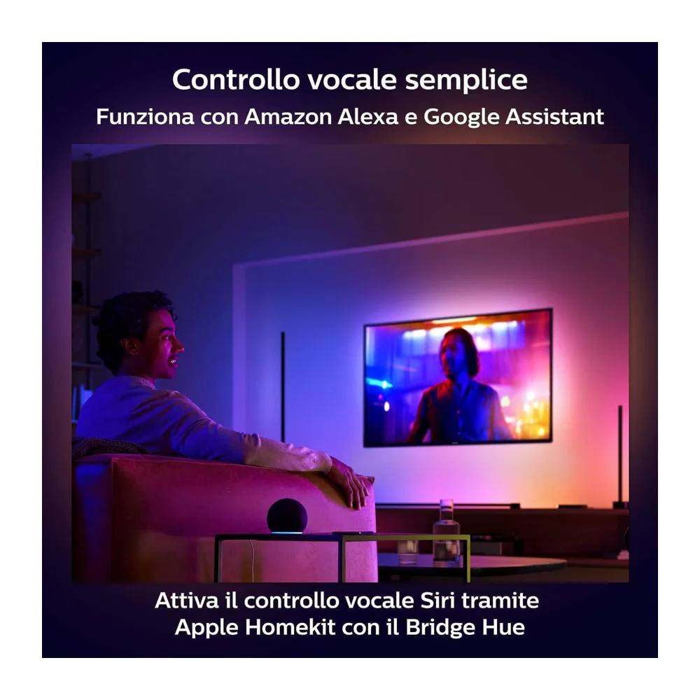 Philips Hue Signe, Lampada da terra LED, Bianco [Classe di efficienza energetica G] — 5