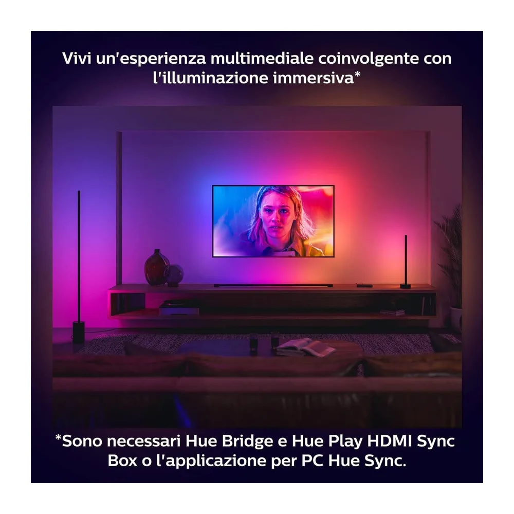 Philips Hue Signe, Lampada da terra LED, Bianco [Classe di efficienza energetica G] — 6