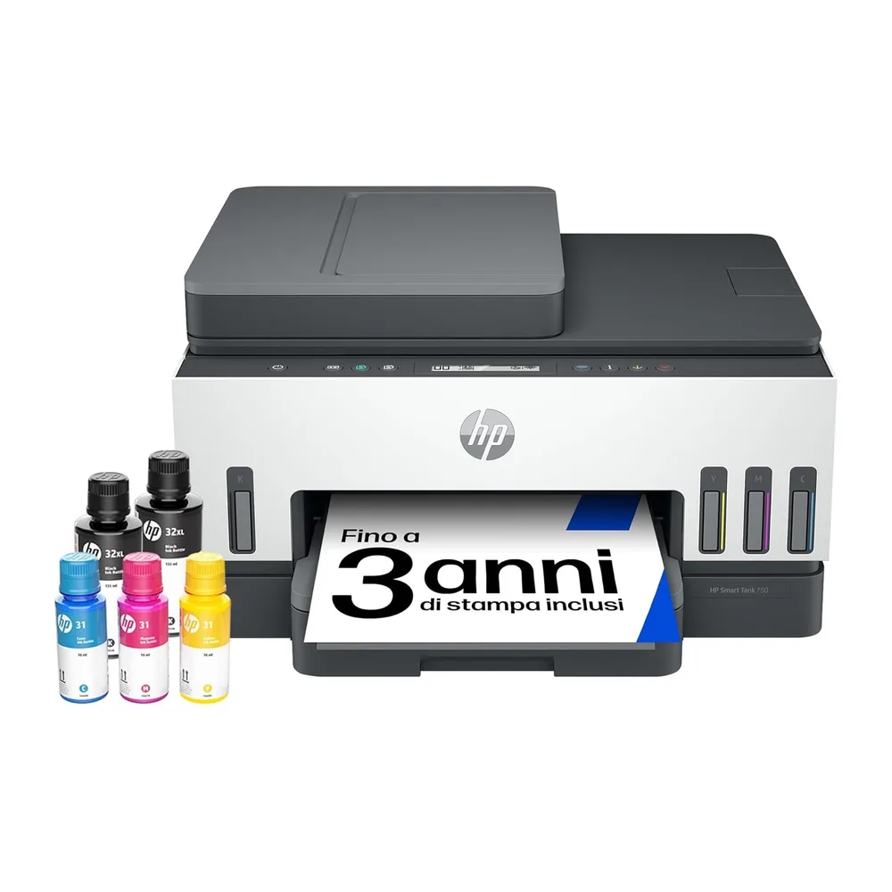 HP Smart Tank Plus 7305 AiO 28B75A, Stampante Multifunzione a Colori, Serbatoio d'Inchiostro ad Alto Volume